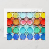 おもしろい絵を描カラーボックス ポストカード (正面/裏面)