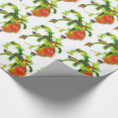 おもしろい絵画のマスク部族顔 ラッピングペーパー (角)