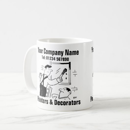 おもしろい絵画ズ飾&マグカップ コーヒーマグカップ (正面左)