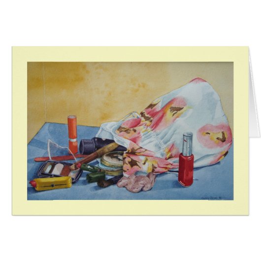 おもしろい絵画現実主義者のレトロな化粧 (正面横)