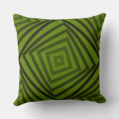 おもしろい緑のネストされたスパイラルボックス クッション (裏面)