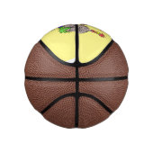 おもしろい編み物チキンイラストレーション ミニバスケットボール (右)