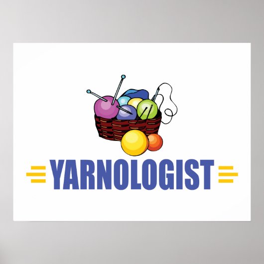 おもしろい編み物 ポスター (正面)