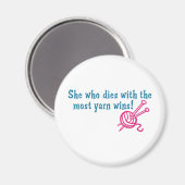 おもしろい編み物 マグネット (正面/裏面)