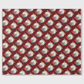 おもしろい編み物 ラッピングペーパー (フラット)