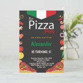 おもしろい編集可能フードテーマカー子供へドまたは大人 招待状 (スタンド正面)