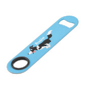 おもしろい縁どランニング犬 スピード栓抜き (正面アングル)