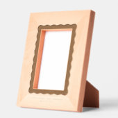 おもしろい縁どワーシンプルクミニマル モダン波 レーザー彫刻フレーム (左)