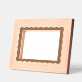 おもしろい縁どワーシンプルクミニマル モダン波 レーザー彫刻フレーム (左)