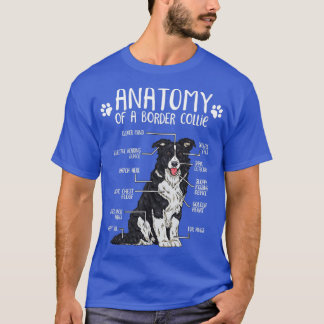 おもしろい縁どCollie Anatomy Dog Lover Gift 1 Tシャツ