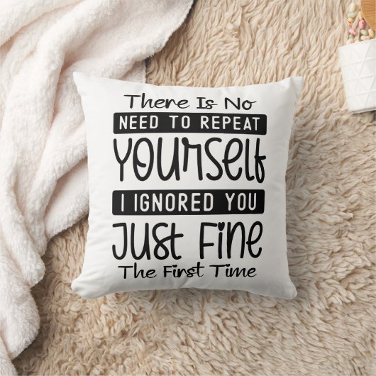 おもしろい繰り返す必要はない クッション (ブランケット)