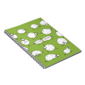 おもしろい羊ヨガをしている ノートブック (右側)