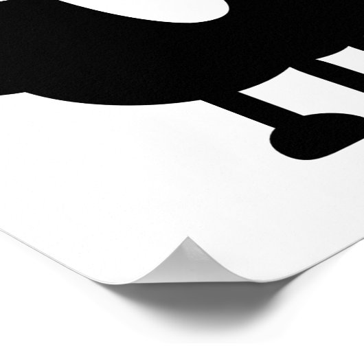 おもしろい羊 ポスター (角)