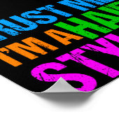 おもしろい美容師 ポスター (角)