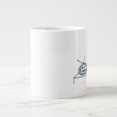 おもしろい美容整形外科マンガのジャンボマグカップ ジャンボコーヒーマグカップ (正面)