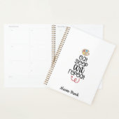 おもしろい美術学生のパーソナライズされた贈り物 プランナー手帳 (ディスプレー)