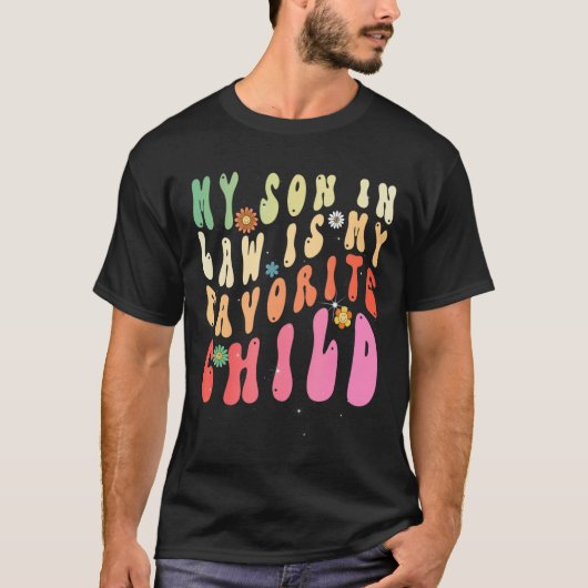 おもしろい義母の息子が俺のチお気に入りのだ Tシャツ (正面)