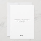 おもしろい義理の父の日のユーモア シーズンカード (裏面)