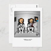 おもしろい考えのハガキ ポストカード (正面/裏面)