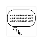 おもしろい考え電話ノベルティ ラバースタンプ (インプリント)