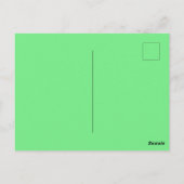 おもしろい聖パトリックの日 ポストカード (裏面)