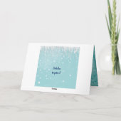 おもしろい聖降誕祭すてきを祝す シーズンカード (裏面)