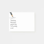 おもしろい職場で愚かな人々を容認するユーモア引用文 ポストイット (正面)