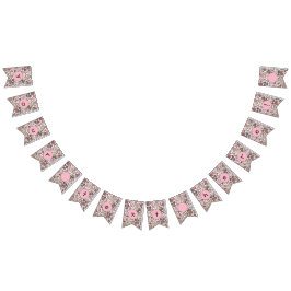 おもしろい胸の女性のバンキングフラグ バンティングフラッグ