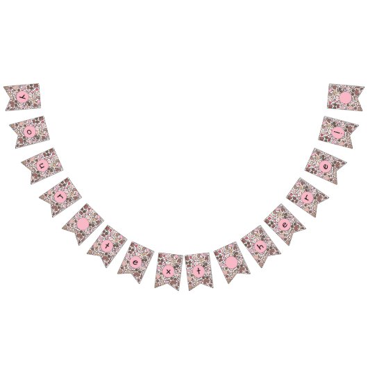 おもしろい胸の女性のバンキングフラグ バンティングフラッグ (全)