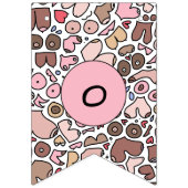 おもしろい胸の女性のバンキングフラグ バンティングフラッグ (第2の旗)