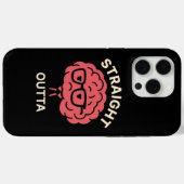 おもしろい脳のスマホケース - ゲーマー＆学生ライフのユーモア Case-Mate iPhoneケース (裏面 (横))