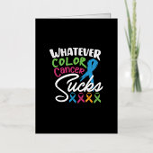 おもしろい腎看護透析ナース引用文 箔グリーティングカード (正面)