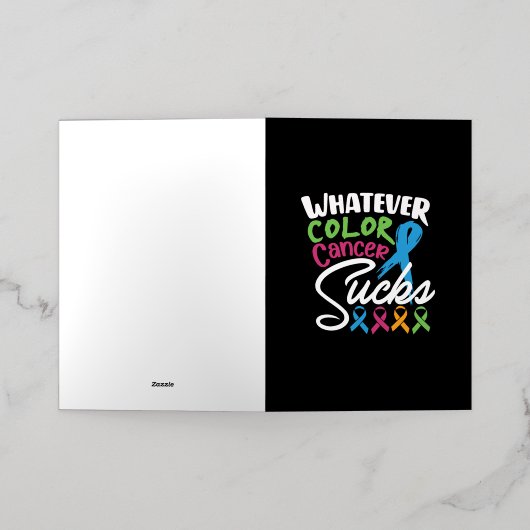 おもしろい腎看護透析ナース引用文 箔グリーティングカード (外側レイダウン)