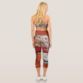 おもしろい腕時計名パーソナライズされたCapriレギンス カプリレギンス (裏面)