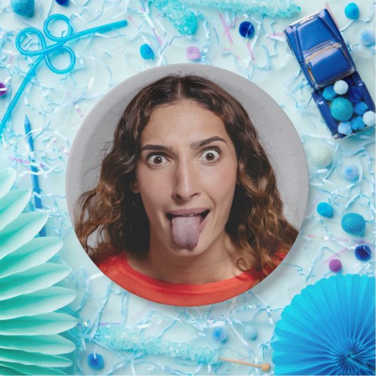 おもしろい自撮り写真アップロード |顔おもしろいパーティー ペーパープレート (パーティー)