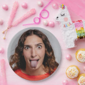 おもしろい自撮り写真アップロード |顔おもしろいパーティー ペーパープレート (パーティー)