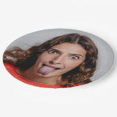 おもしろい自撮り写真アップロード |顔おもしろいパーティー ペーパープレート (アングル)