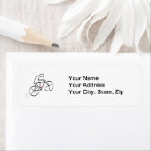 おもしろい自転車デザイン ラベル (インサイチュ)