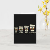 おもしろい自閉症ママコーヒー認識度マザーズ カード (黄色い花)