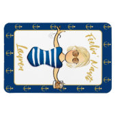 おもしろい航海のの感じ扉 マグネット (横)