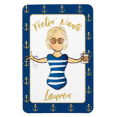 おもしろい航海のの感じ扉 マグネット (縦)