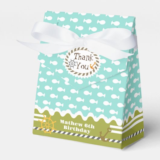 おもしろい航海のの魚介箱 フェイバーボックス (正面サイド)