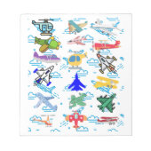 おもしろい航空 ノートパッド (正面)