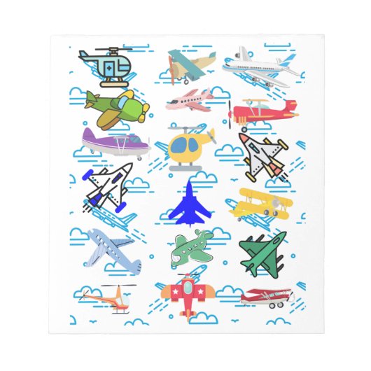 おもしろい航空 ノートパッド (正面)