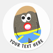 おもしろい色彩の鮮やかロック男かわいい