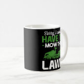 おもしろい芝刈り草刈り機パパ父 コーヒーマグカップ (正面右)