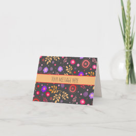 おもしろい花モダンパーソナライズされたインスピレーション カード