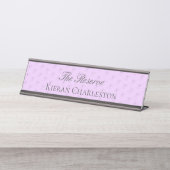 おもしろい花婿介添人結婚の名前プレート デスクネームプレート (正面)