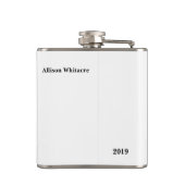 おもしろい花嫁のバチェロレッテをここに来ます フラスク (裏面)