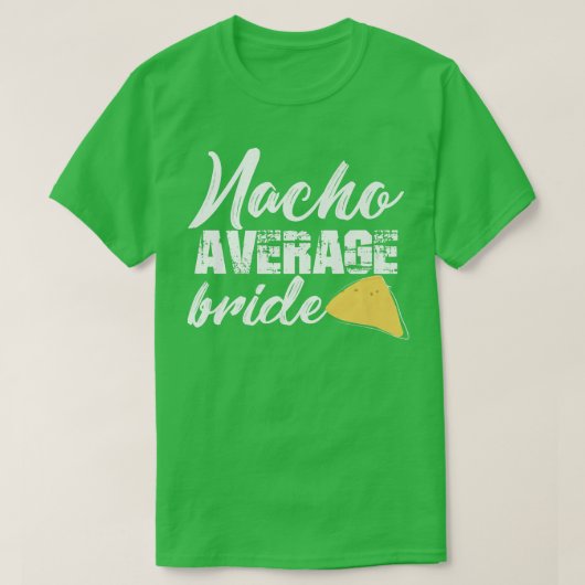 おもしろい花嫁  普通じゃない花嫁 結婚するよ Tシャツ (デザイン正面)